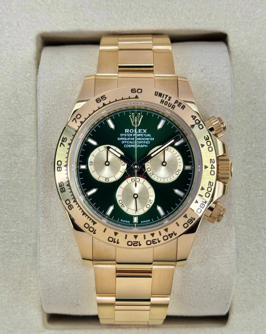 New Daytona 40mm 126508LN Green Dial