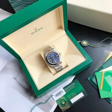 Blue Silver - Steel 904L White - Automatic-41mm/31mm