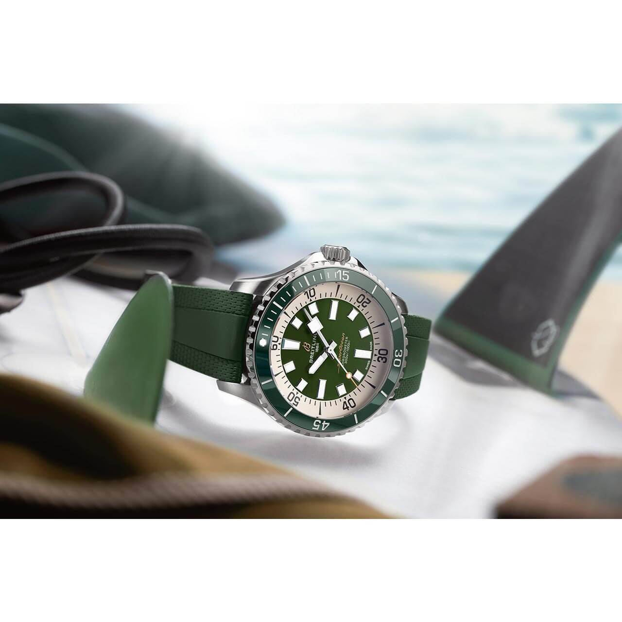 Green Ceramic- Green White - Green Rubber - Automatic - 42mm