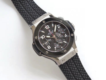 Chronograph -Black - Black Rubber - Automatic - 44mm