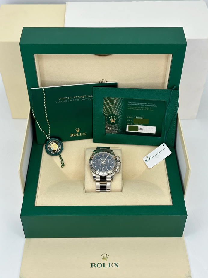 Daytona 40mm 116500 Steel Blue Dial