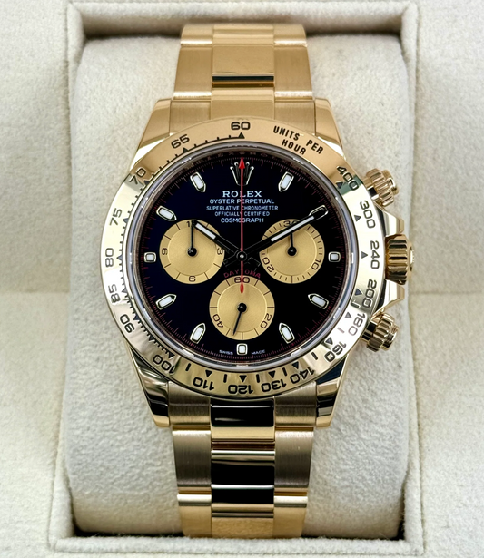 Daytona"Paul Newman" 40mm 116508 Gold Black Dial