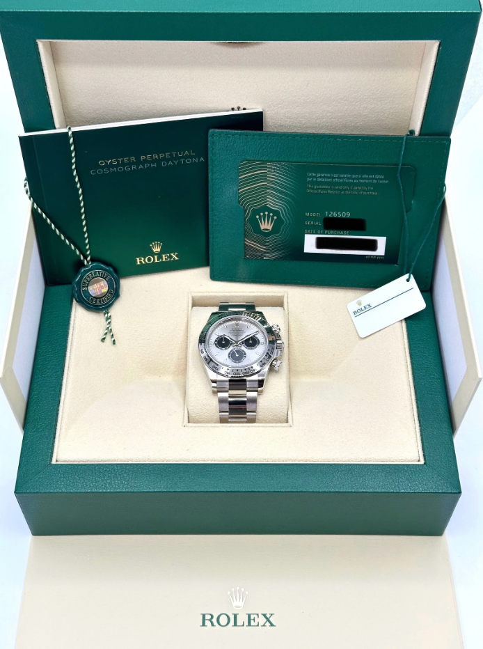 Daytona 40mm 126500 Stainless Steel Black Dial Ghost Dial