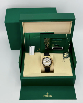 Daytona 40mm 126518LN Yellow White Dial