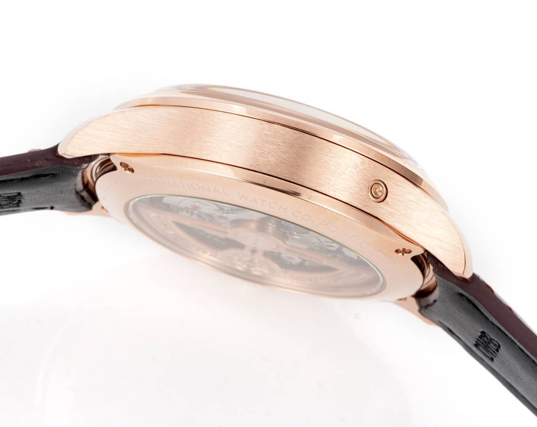 White Yellow - Brown Leather - Automatic -42mm