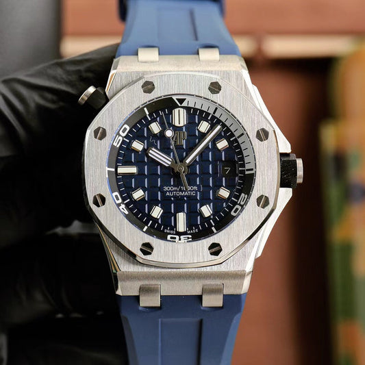 Rubber Strap 904L Steel - Automatic - 42mm