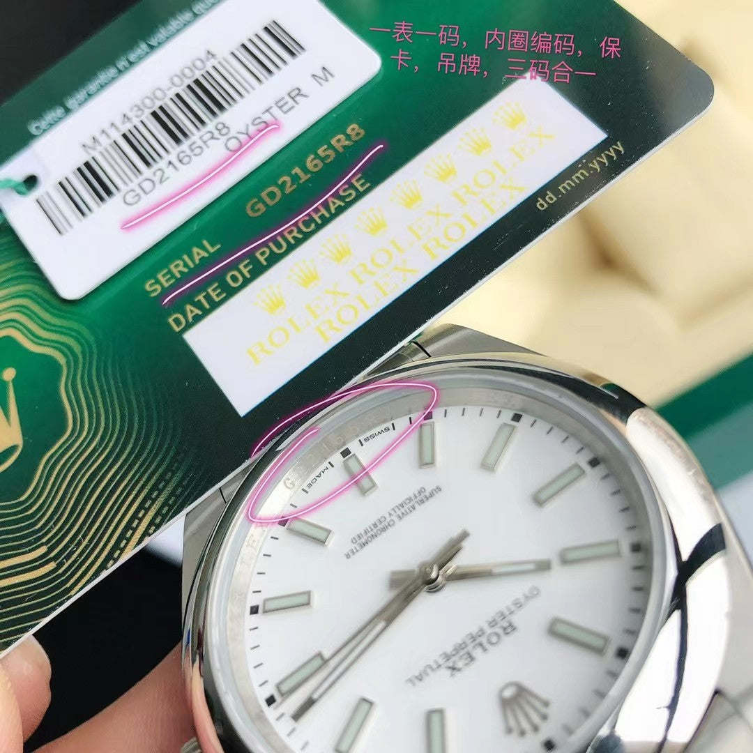 White Silver - Steel 904L Silver - Automatic - 41mm/31mm