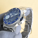 Blue Silver- White 316L Steel - Automatic - 47mm