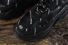 Blciga Triple S Allover Logo Black