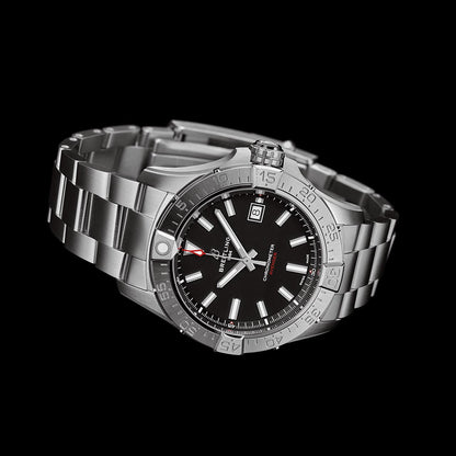 Silver Ceramic- Black AVG - Silver 904L Steel - Automatic - 42mm