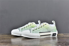 D**R B23 Low-Top Yellow and Green Canvas