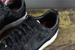 CLOT Fragment Design AF 1 Black Silk