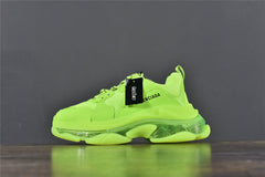 Bciaga Triple S Clear Sole Fluorescent Yellow