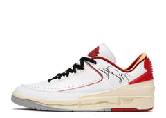 OFF-WHITE X AIR JORDAN 2 RETRO LOW SP 'WHITE VARSITY RED'