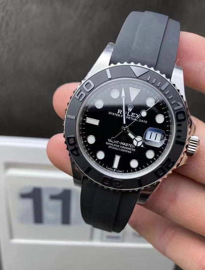 C-Factory -Black Silver- Black Rubber- Automatic - 42mm