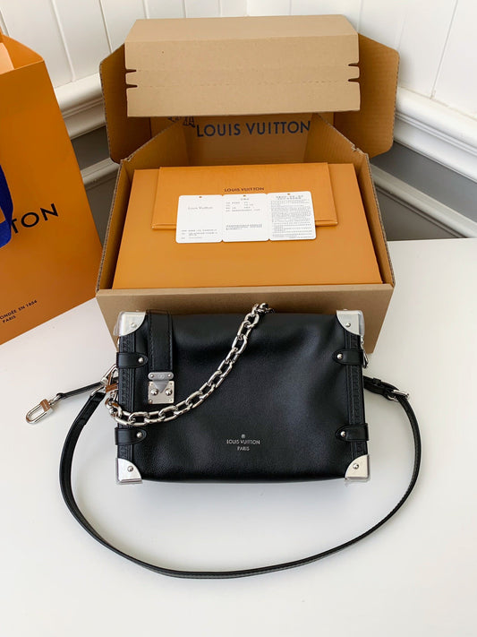 LV SIDE TRUNK full leather handbag