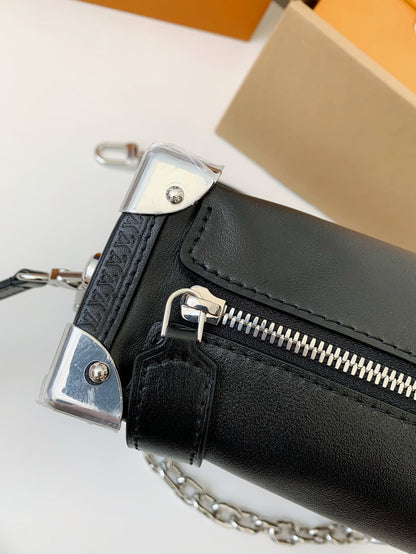 LV SIDE TRUNK full leather handbag