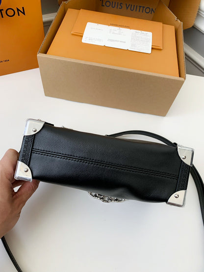 LV SIDE TRUNK full leather handbag