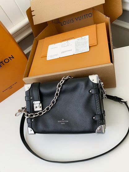 LV SIDE TRUNK full leather handbag