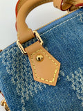 LV SPEEDY 18bandouli ère tannin denim Handbag