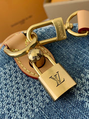 LV SPEEDY 25bandouli ère tannin denim handbag