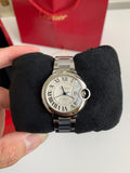Cartier Blue Balloon Log ladies wristwatch, dial 33mm