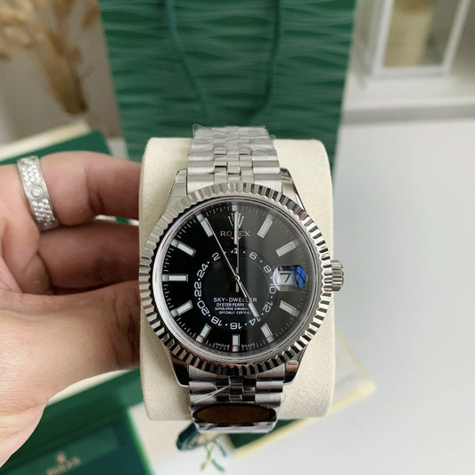 Rolx Navigator Dual time zone/100 meters waterproof 42mm