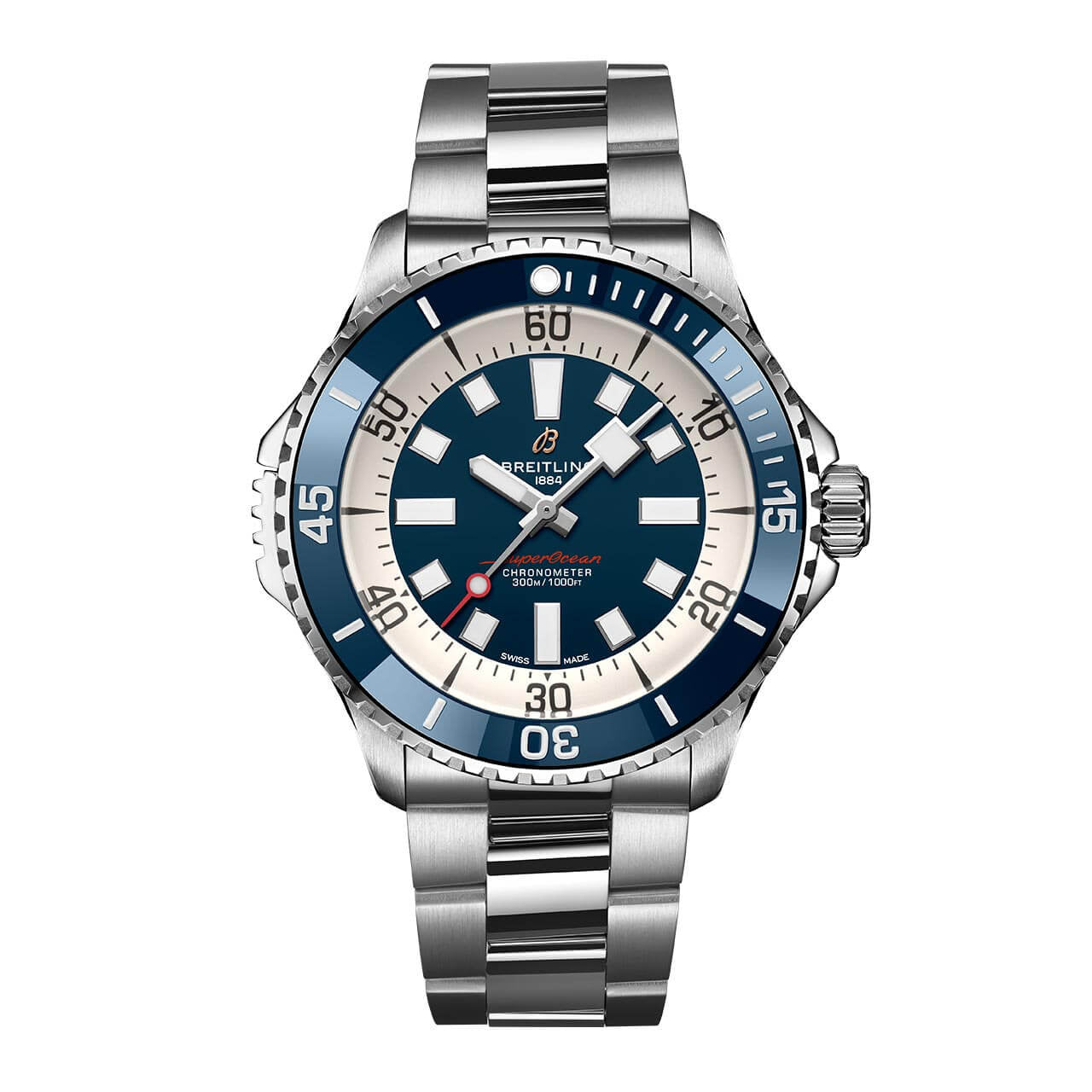 Blue Ceramic- Blue White - 904L Steel - Automatic - 42mm