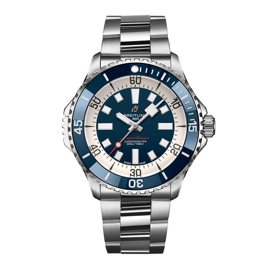 Blue Ceramic- Blue White - 904L Steel - Automatic - 42mm