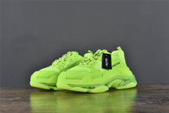 Bciaga Triple S Clear Sole Fluorescent Yellow