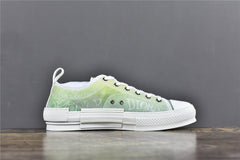 D**R B23 Low-Top Yellow and Green Canvas