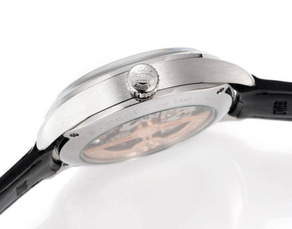 Black Silver - Black Leather - Automatic -42mm