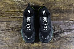 Bciaga Triple S Clear Sole Black/Fluorescent Yellow