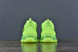 Bciaga Triple S Clear Sole Fluorescent Yellow