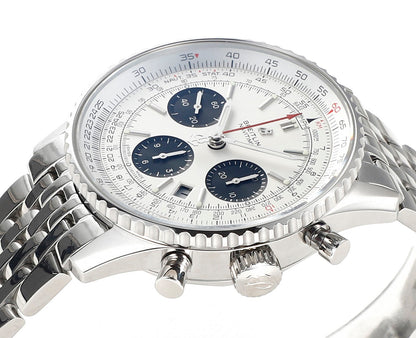 Chronograph - White Ceramic - Panda Face- N-Timer - 904L Steel - Automatic - 43mm