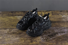 Blciga Triple S Allover Logo Black