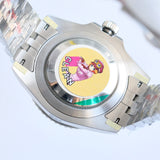 C-Factory -Lefty- Green Black- Silver 904L Steel - Automatic - 40mm
