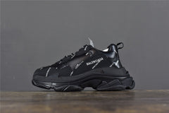 Blciga Triple S Allover Logo Black