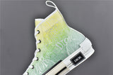 D** B23 High-Top Sneaker Yellow and Green