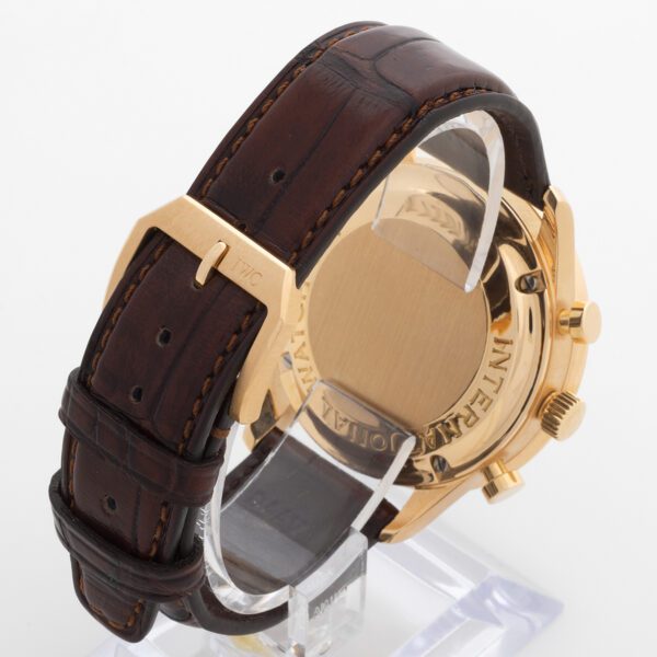 Chronograph -Blue Yellow - Brown Leather- Quartz -41mm