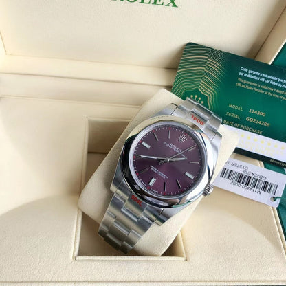 Purple Silver - Steel 904L Silver - Automatic - 41mm/31mm
