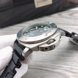 316L Steel Silver - Black Rubber - Automatic - 47mm