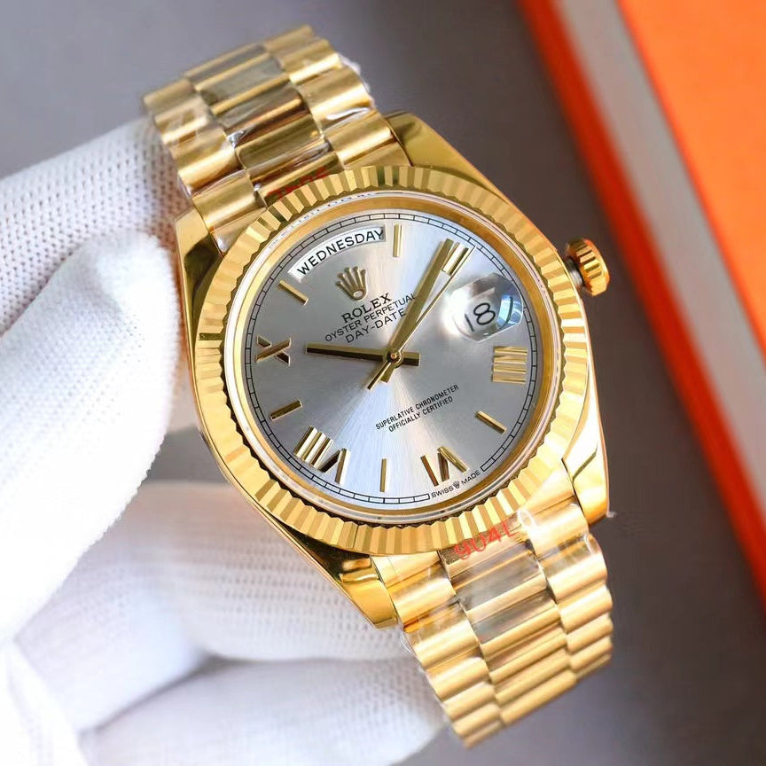 Silver - Yellow Gold 904L Steel - Automatic - 40mm