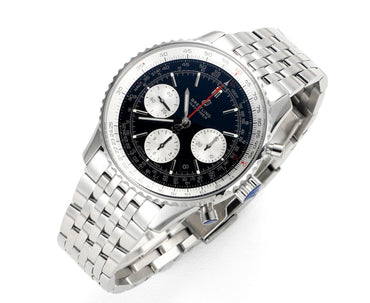 Chronograph - White Ceramic - Black- N-Timer - 904L Steel - Automatic - 43mm