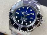 L Size - Blue Black -White 904L Steel -Automatic- 44mm