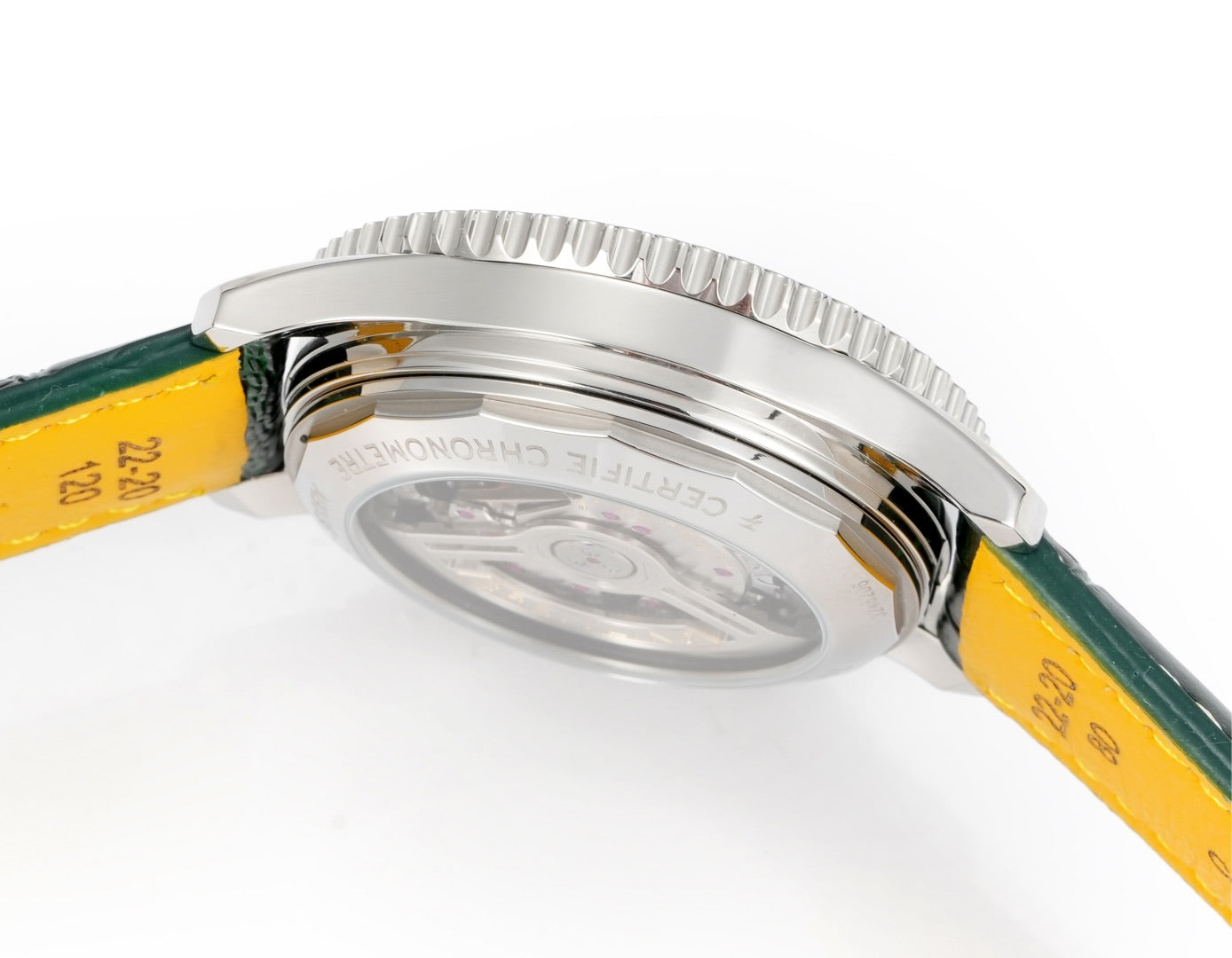 Chronograph - Green Ceramic - Green N-Timer - Green Leather - Automatic - 43mm