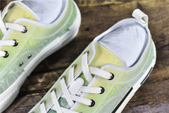 D**R B23 Low-Top Yellow and Green Canvas