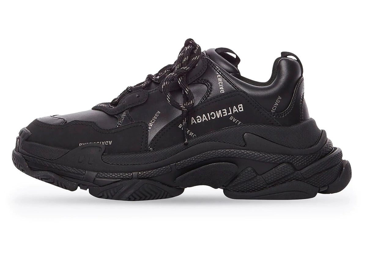 Blciga Triple S Allover Logo Black