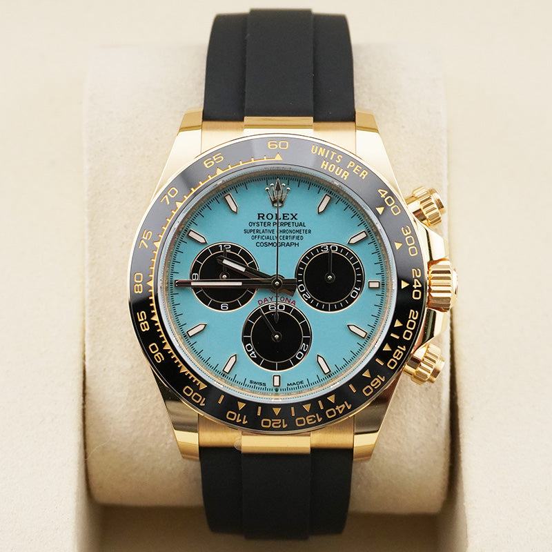 Daytona  40mm 126500LN Gold Dial Tiffany Blue