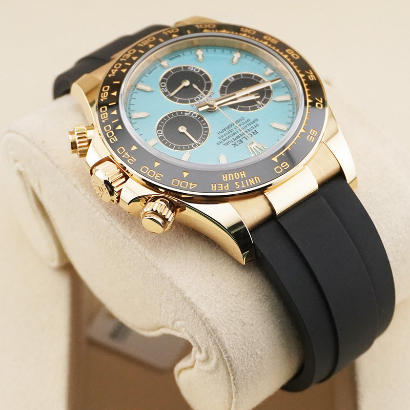 Daytona  40mm 126500LN Gold Dial Tiffany Blue